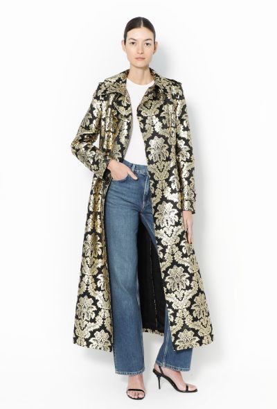 Dolce & Gabbana F/W 2000 Brocade Silk Coat - 1