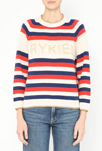 Sonia Rykiel S/S 2018 Saint Germain Cashmere Sweater - 1 Sonia Rykiel S/S 2018 Saint Germain Cashmere Sweater - 1