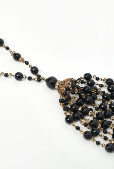 Exquisite Vintage Karry'O Beaded Tassel Necklace - 2