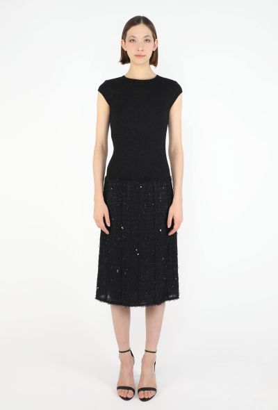 Chanel 2004 Iridescent Embroidered Cashmere Dress - 1