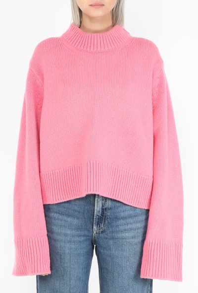 Céline Cashmere Mock-Neck Sweater - 1