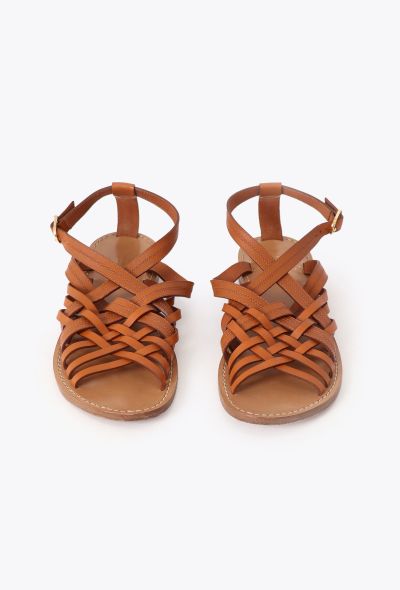 Céline 2021 Braided Calfskin Sandals - 2 Céline 2021 Braided Calfskin Sandals - 2