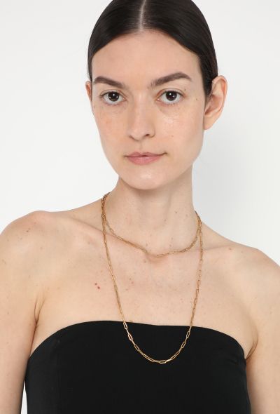 Vintage Fine Jewelry 18K Gold Chain Necklace - 2 Vintage Fine Jewelry 18K Gold Chain Necklace - 2