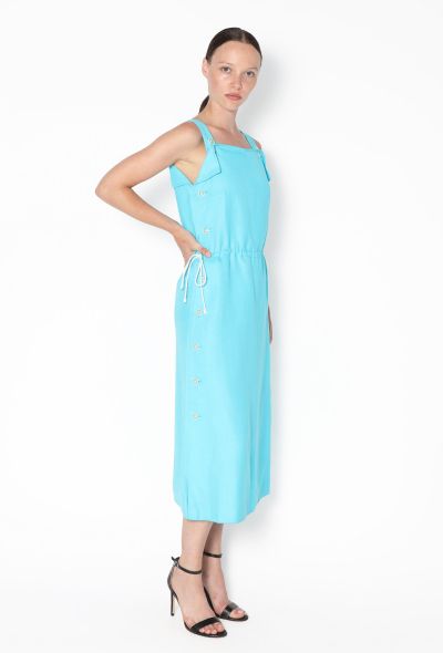 Courrèges '70s Cinched Button-up Dress - 1 Courrèges '70s Cinched Button-up Dress - 1