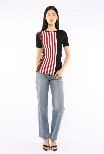 Louis Vuitton Monogram Mixed Rib Knit Top - 2