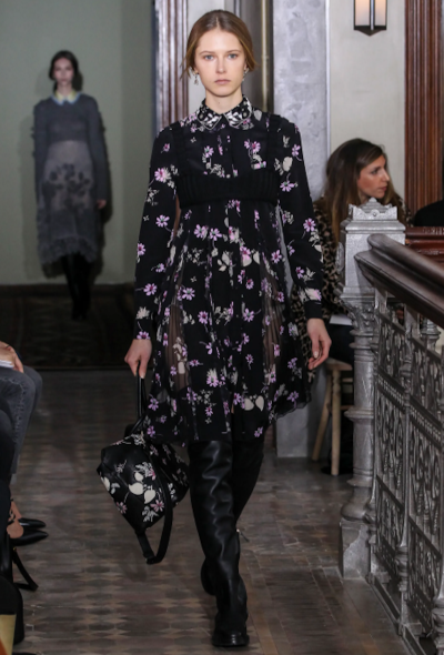Valentino Pre-Fall 2017 Printed Silk Dress - 2 Valentino Pre-Fall 2017 Printed Silk Dress - 2