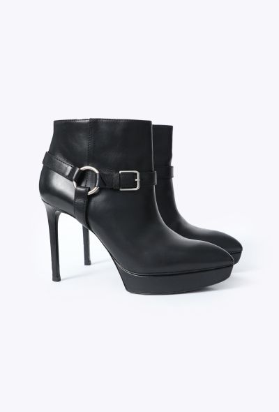 Saint Laurent 2013 Buckled Stiletto Boots - 2