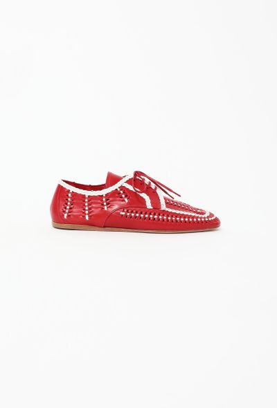                                         S/S 2020 Woven Leather Shoes -1