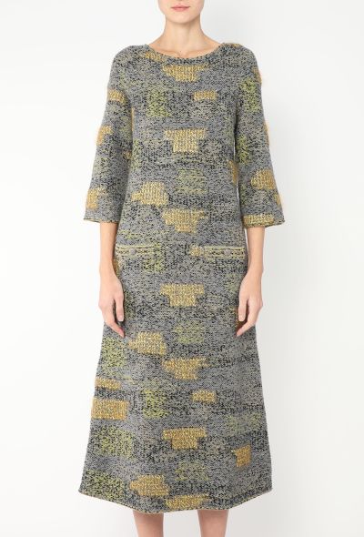 Chanel 2015 Tonal Quilted Knit Dress - 2 Chanel 2015 Tonal Quilted Knit Dress - 2