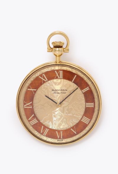 Blancpain Rare 1970s 18k Yellow Gold Pocket Watch - 1