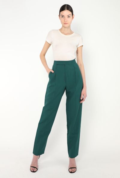 Céline Tapered Pleated Trousers - 1 Céline Tapered Pleated Trousers - 1