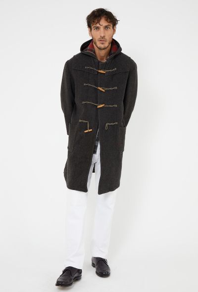 Men's Vintage 1950s French Hooded Duffle Coat - 2 Men's Vintage 1950s French Hooded Duffle Coat - 2