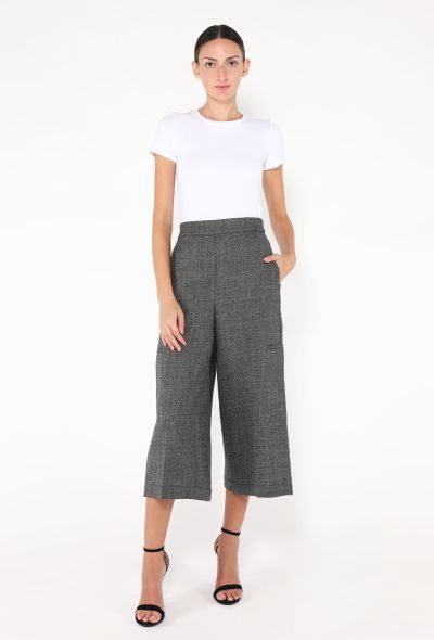 Loewe 2024 Wool Cropped Culottes - 2