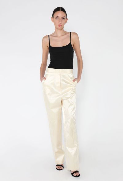 Céline S/S 2013 Tapered Satin Trousers - 1