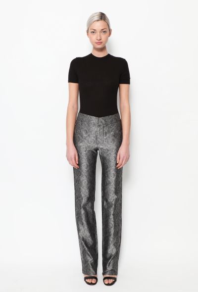                                         S/S 2006 Baroque Silk Trousers-1