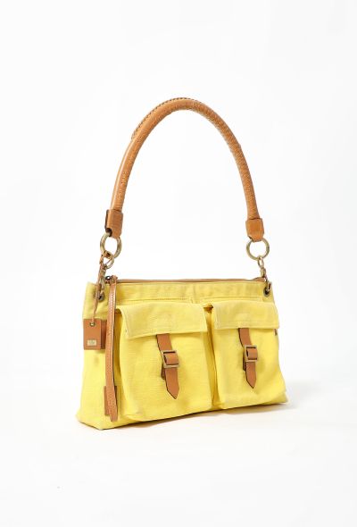 Gucci Early 2000s Canvas Shoulder Bag - 2