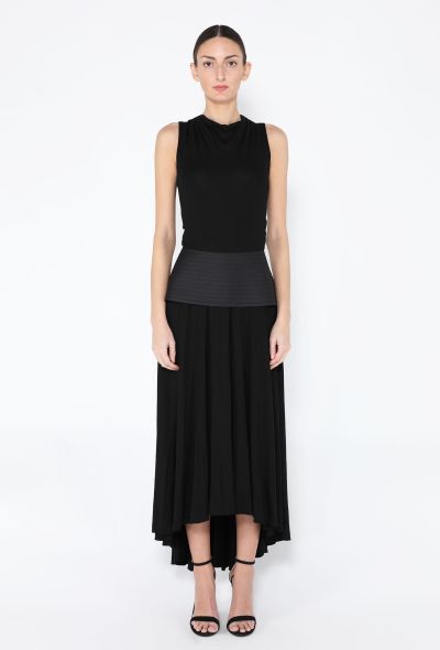Loewe 2022 Peplum Jersey Dress - 1