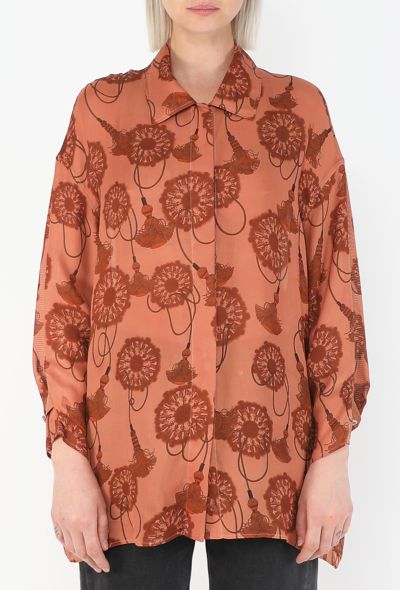 Hermès Cliquetis Silk Tunic, S/S 2022 - 2
