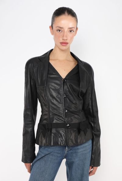 Dior 2005 Lambskin Bar Jacket - 1 Dior 2005 Lambskin Bar Jacket - 1