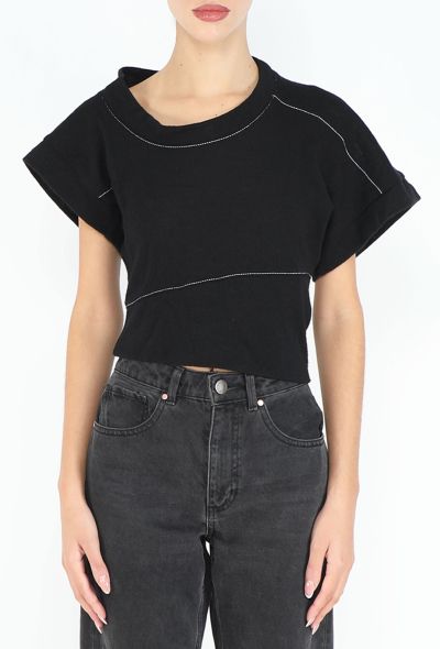 Balenciaga 2003 Asymmetrical Knit Cubist Top - 2