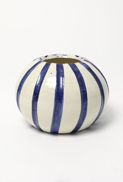 Exquisite Vintage Bicolor Glazed Ceramic Pot - 1