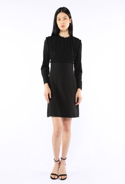 Louis Vuitton Ruched Silk Shift Dress - 1
