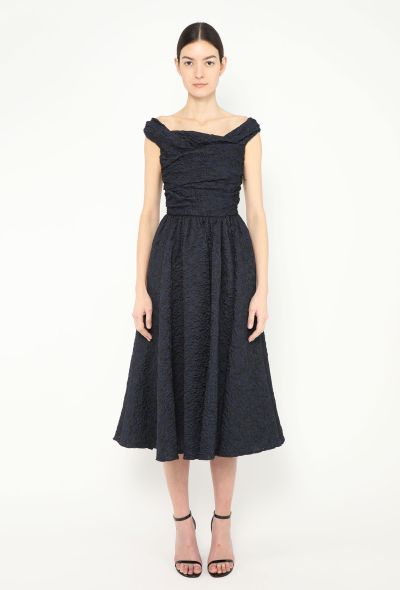 Dior F/W 2019 Brocade Off-Shoulder Dress - 1