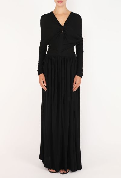 Nina Ricci Vintage Jersey Batwing Gown - 2