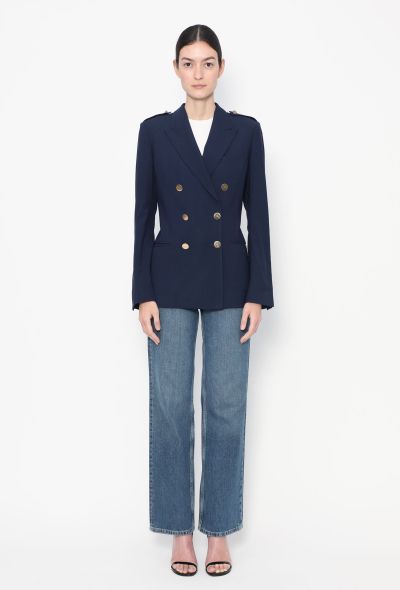 Maison Margiela 2004 Crêpe Captain's Blazer - 2