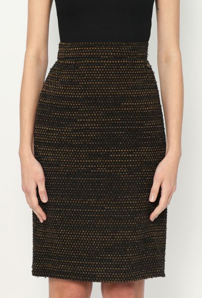 Chanel Pre-Fall 2010 Metallic Lesage Skirt - 1