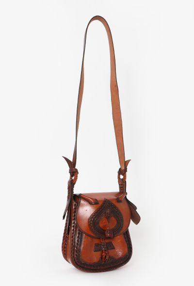 World Treasures Spanish Hand Tooled Leather Bag - 2 World Treasures Spanish Hand Tooled Leather Bag - 2