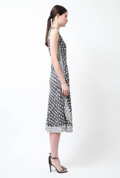                                         Print Textured Dress-2