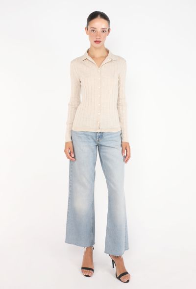 The Row Chicco Merino Ribbed Cardigan - 2