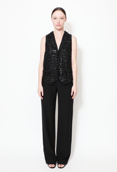 Chanel Resort 2006 Sequin 'CC' Tweed Evening Vest - 1 Chanel Resort 2006 Sequin 'CC' Tweed Evening Vest - 1