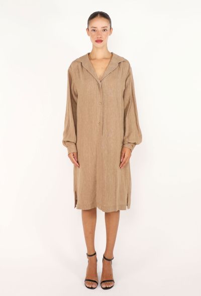 Loro Piana Belted Lora Linen Dress, 2023 - 2
