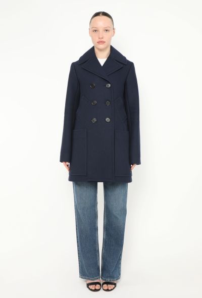 Céline Classic Double-Breasted Peacoat - 2