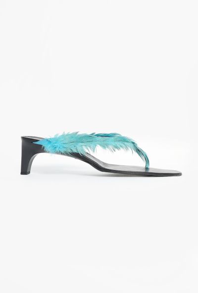 Gucci S/S 1999 Feather Sandals - 1