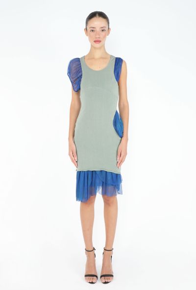Helmut Lang Iconic S/S 2004 Overlay Cut-out Dress - 1