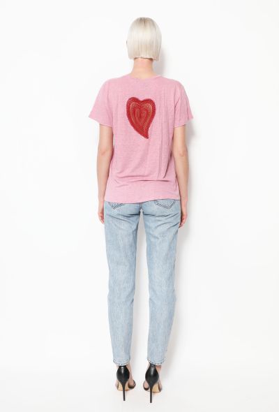                             Lace Cut Out Heart T-Shirt - 2