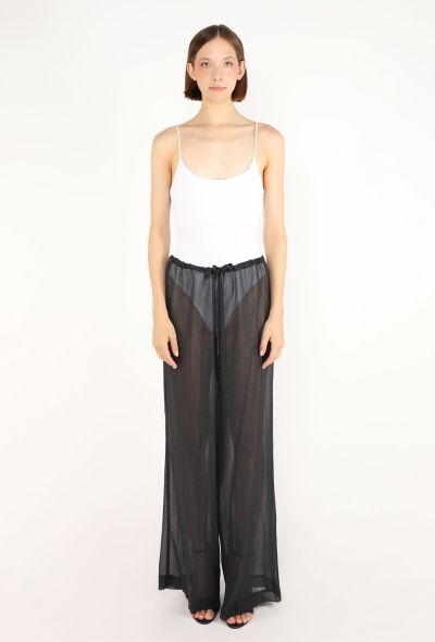 Dries Van Noten Polka Dot Chiffon Pants - 2