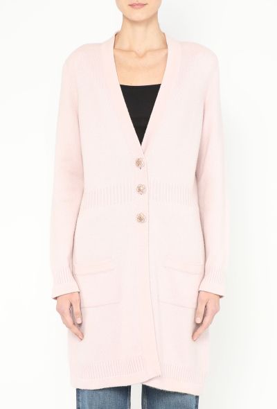 Chanel 2007 Ribbed Cashmere Cardigan - 1 Chanel 2007 Ribbed Cashmere Cardigan - 1