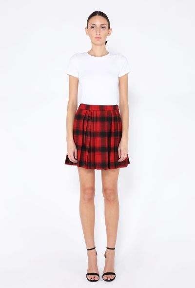 Céline 2020 Plaid Mini Skirt - 1