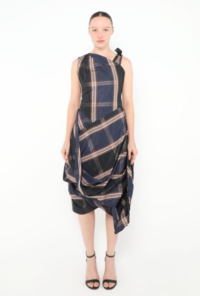 Vivienne Westwood '90s Anglomania Plaid Taffeta Dress - 1