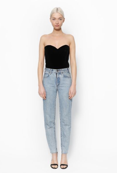 Exquisite Vintage Guy Laroche '80s Velvet Bustier - 2 Exquisite Vintage Guy Laroche '80s Velvet Bustier - 2