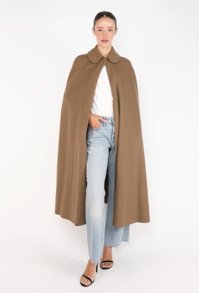 Saint Laurent Felted Flared Cape, 1970 - 1