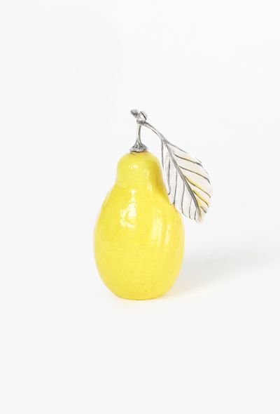 Buccellati Murano Glass Lemon Table Marker - 1