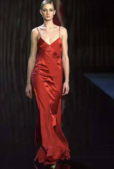                             STUNNING F/W 2003 Charmeuse Silk Gown - 2