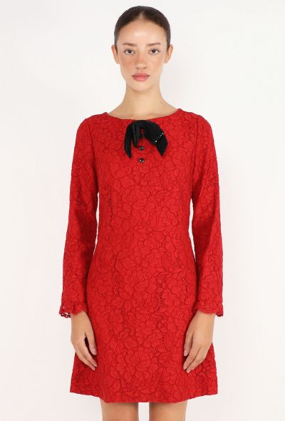Saint Laurent Guipure Babydoll Dress, 2016 - 1