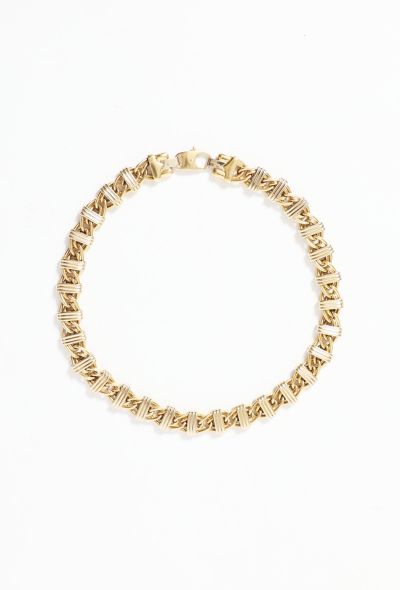                                        Vintage 18k Gold Chainlink Necklace-2