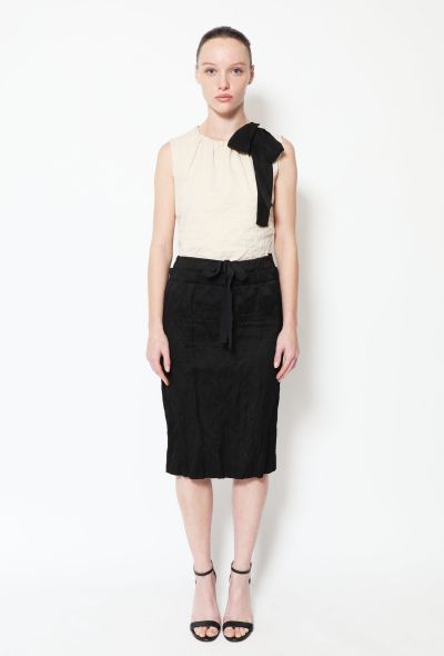                                         S/S 2009 Crinkled Cotton Skirt-1